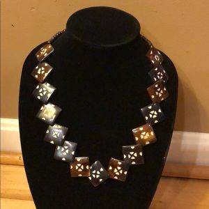 Beautiful wooden necklace!